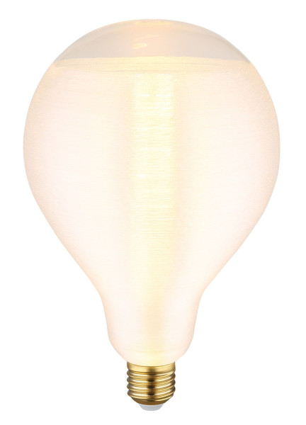 Globo Lampe E27 Leuchtmittel E27 4W Warmweiß Klar, Glas Ø13cm 11537