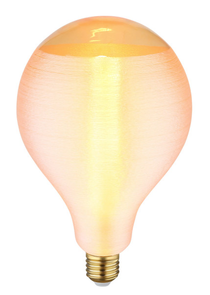 Globo Lampe E27 Leuchtmittel E27 4W Warmweiß Amber, Glas Ø13cm 11537A