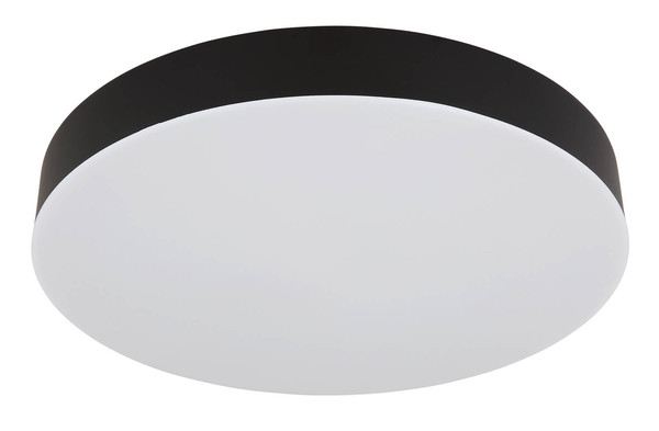 Globo Matthew LED Deckenleuchte 24W CCT Schwarz Matt Ø30cm 12384-24