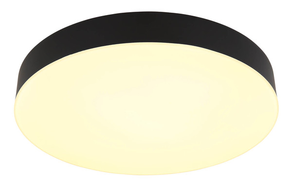 Globo Matthew LED Deckenleuchte 24W CCT Schwarz Matt Ø30cm 12384-24