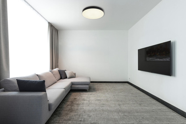 Globo Matthew LED Deckenleuchte 36W CCT Schwarz Matt Ø40cm 12384-36