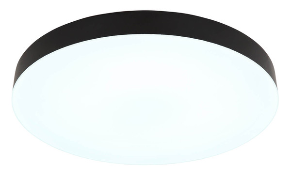 Globo Matthew LED Deckenleuchte 36W CCT Schwarz Matt Ø40cm 12384-36