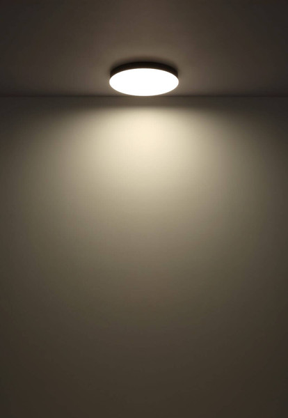 Globo LED Deckenleuchte Matthew 50W CCT warm-/neutral-/tageslichtweiss Schwarz matt Ø50cm