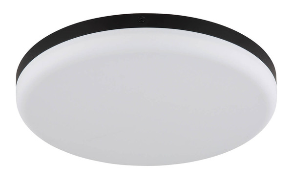 Globo Matthew LED Deckenleuchte 18W Neutralweiß Schwarz Matt Ø30cm 12387-24