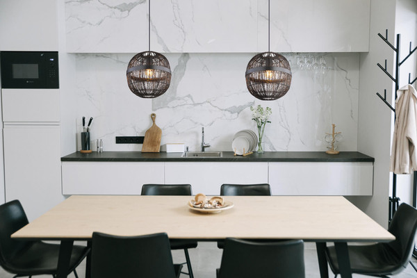 Globo Hermi Ii E27 Hängeleuchte 60W Schwarz Matt, Metall Ø30cm 14994H1