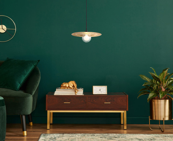 Globo Riga G9 Hängeleuchte 5W Schwarz Matt, Metall Ø33cm 15169G