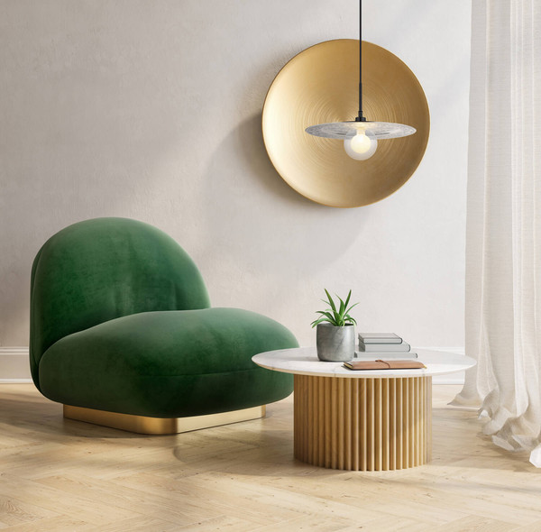 Globo Riga G9 Hängeleuchte 5W Schwarz Matt, Metall Ø33cm 15169S