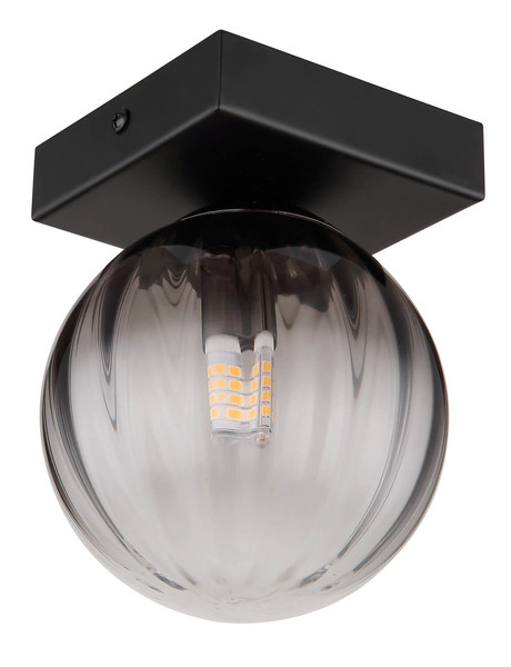 Globo Dallerta G9 Wandleuchte 10W Schwarz Matt, Metall Ø12cm 15216-1