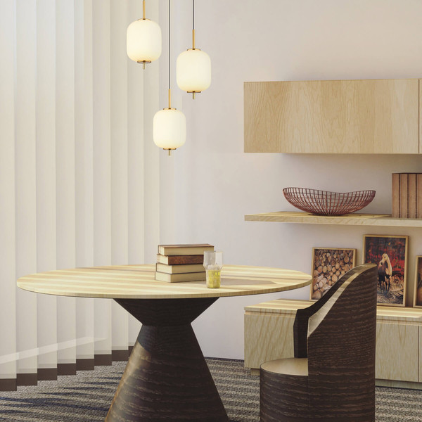 Globo Ewald LED Hängeleuchte 20W Warmweiß Messingfarben, Metall Ø13,5cm 15217-3