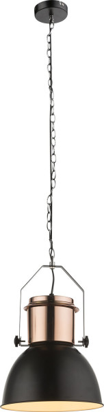 Globo Kutum E27 Hängeleuchte 40W Kupferfarben, Metall Ø26,5cm 15282