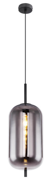 Globo Blacky E27 Hängeleuchte 60W Schwarz, Metall Ø22cm 15345H2