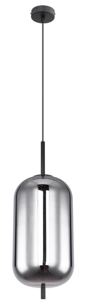 Globo Blacky E27 Hängeleuchte 60W Schwarz, Metall Ø22cm 15345H2