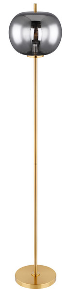 Globo Blacky I E27 Stehleuchte 60W Messingfarben, Metall Ø30cm 15345SMM