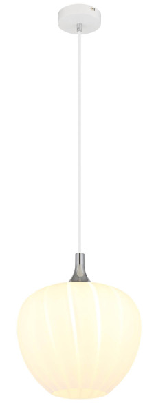 Globo Maxy E27 Hängeleuchte 60W Weiß Matt, Metall Ø29cm 15548H1W