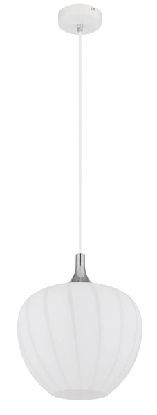 Globo Maxy E27 Hängeleuchte 60W Weiß Matt, Metall Ø29cm 15548H1W