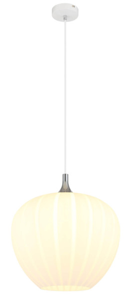 Globo Maxy E27 Hängeleuchte 60W Weiß Matt, Metall Ø40cm 15548H2W