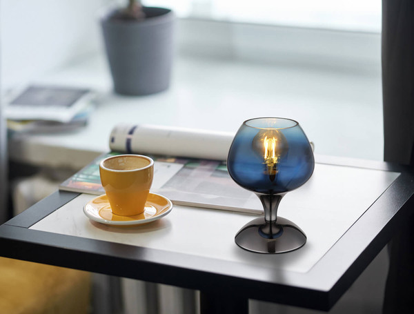 Globo Maxy E27 Tischleuchte 40W Schwarz-Chrom, Metall Ø15cm 15548T5