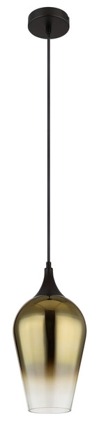 Globo Lavus E27 Hängeleuchte 60W Schwarz Matt, Metall Ø18cm 15552H2