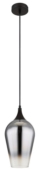 Globo Lavus E27 Hängeleuchte 60W Schwarz Matt, Metall Ø18cm 15552H3