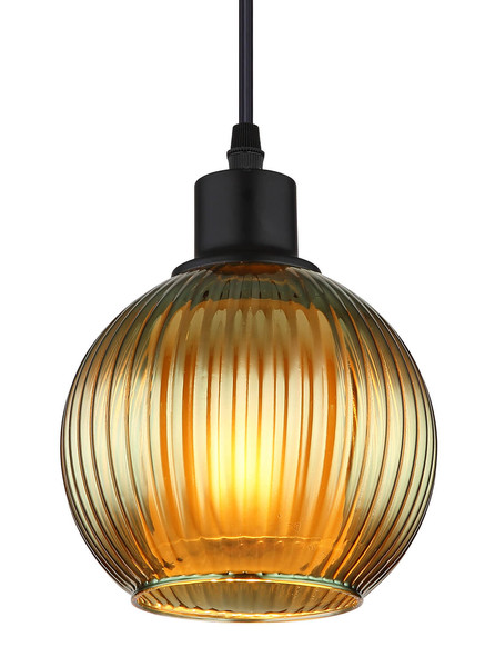 Globo Zumba E27 Hängeleuchte 25W Schwarz Matt, Metall Ø15cm 15638G