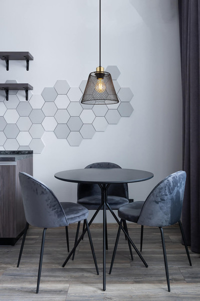 Globo Baku E27 Hängeleuchte 40W Schwarz Matt, Metall Ø20cm 15646H