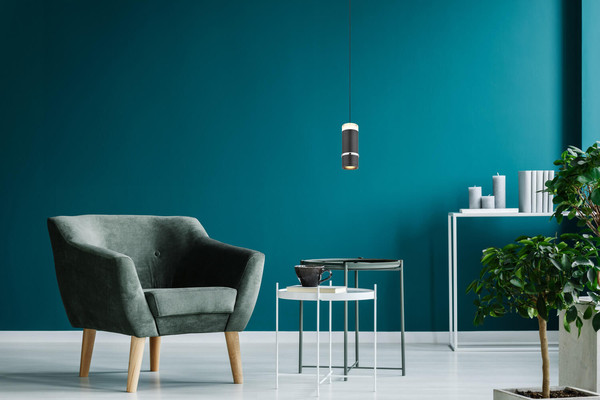 Globo Alvarado LED Hängeleuchte 6W Warmweiß Schwarz Matt, Metall Ø6,5cm 15699