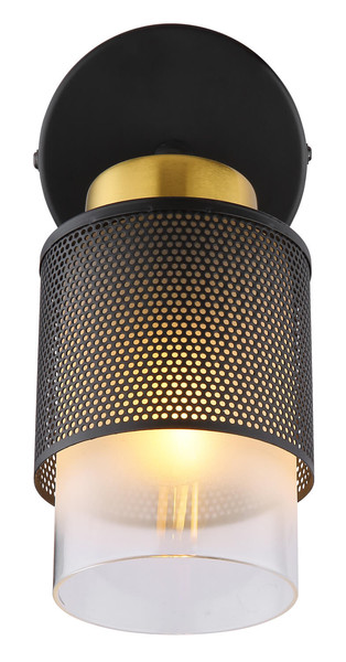 Globo Olga E27 Strahler 40W Schwarz Matt, Metall Ø8cm 15709-1