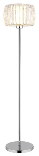 Globo Stehleuchte Maribel E27 Verchromt Metall 150cm