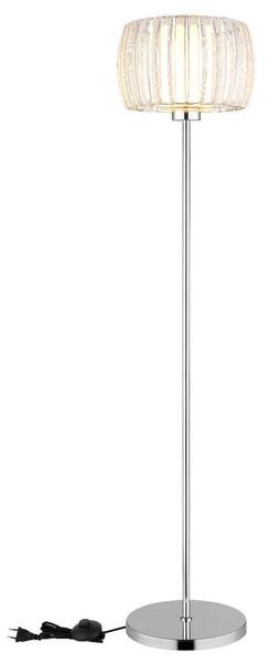 Globo Stehleuchte Maribel E27 Verchromt Metall 150cm