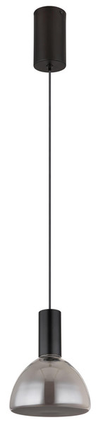 Globo Labora LED Hängeleuchte 8W Warmweiß Schwarz Matt, Metall Ø17cm 15741H1