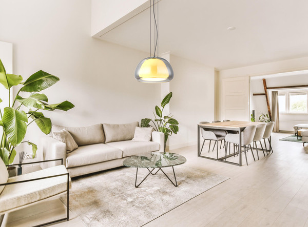 Globo Avila LED Hängeleuchte 24W CCT Schwarz-Chrom, Metall Fernbedienung Nachtlicht Memoryfunktion Ø38cm 15743H1L