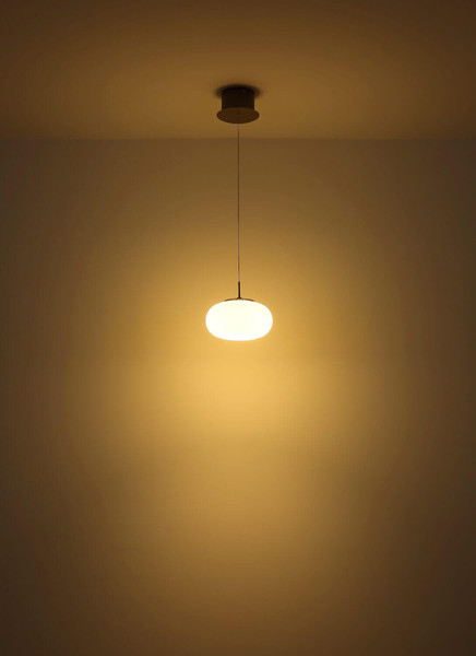 Globo LED Pendelleuchte Quintara 6W warmweiss Nickel matt Metall Glas Ø20cm