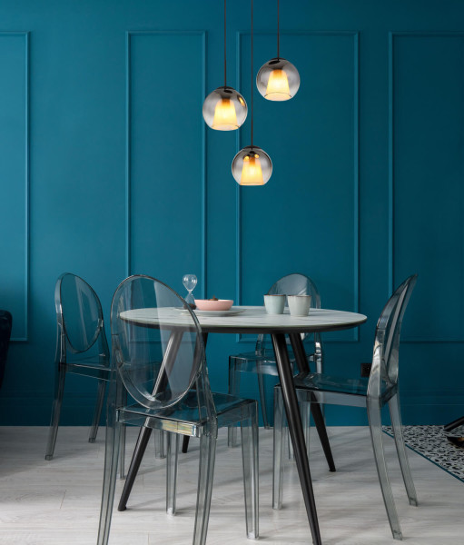 Globo Barry E27 Hängeleuchte 3-fach 40W Schwarz Matt, Metall Ø20cm 15749-3H