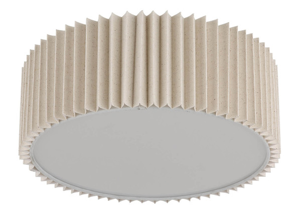 Globo Page E27 Deckenleuchte 2-fach 25W Weiß Matt, Metall Ø33cm 15757D1