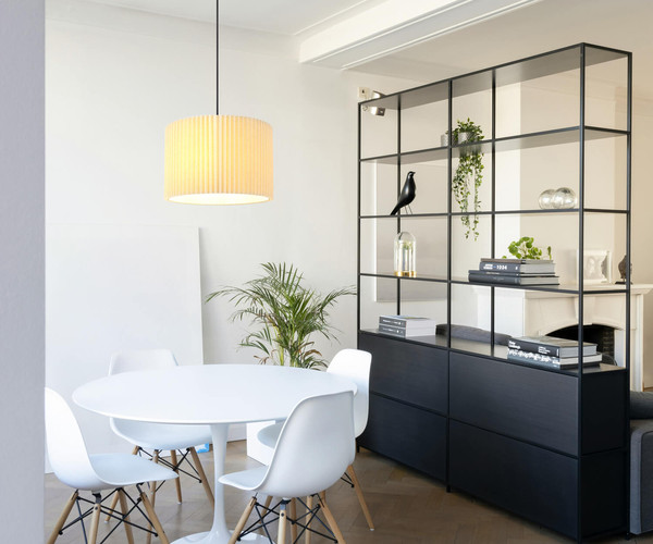 Globo Page E27 Hängeleuchte 40W Schwarz Matt, Metall Ø38cm 15757H