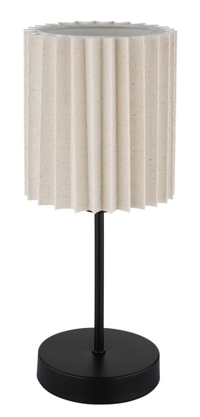 Globo Page E14 Tischleuchte 25W Schwarz Matt, Metall Ø15cm 15757T