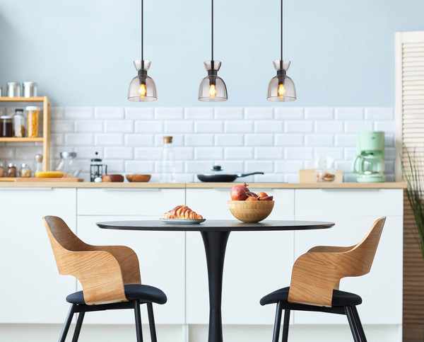 Globo Massey E14 Hängeleuchte 3-fach 40W Schwarz Matt, Metall Ø13cm 15769S-3