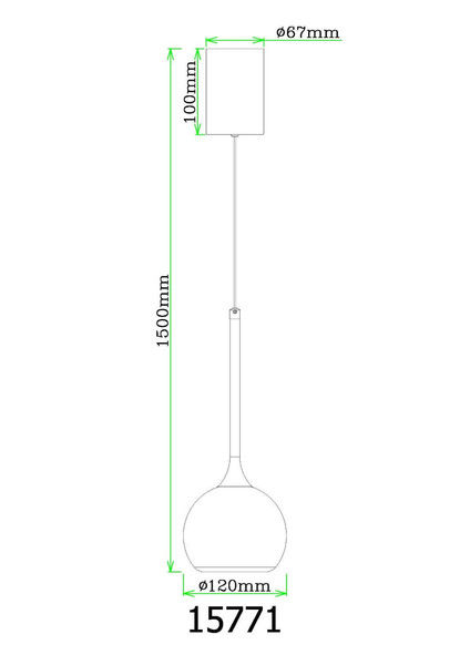 Globo LED Pendelleuchte Donovan 10W warmweiss Schwarz matt goldfarben Metall Ø12cm