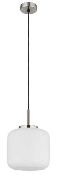 Globo Kladora E27 Hängeleuchte 10W Nickel Matt, Metall Ø24cm 15772H