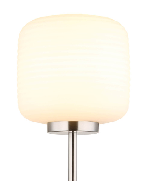 Globo Kladora E27 Stehleuchte 10W Nickel Matt, Metall Ø24cm 15772S