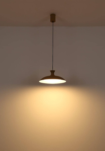 Globo LED Pendelleuchte Rocha 18W CCT warm-/neutral-/tageslichtweiss Sandfarben matt Metall Ø40cm