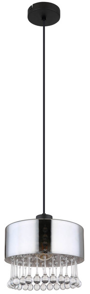 Globo Hendry E27 Hängeleuchte 15W Schwarz Matt, Metall Ø25cm 15884H1