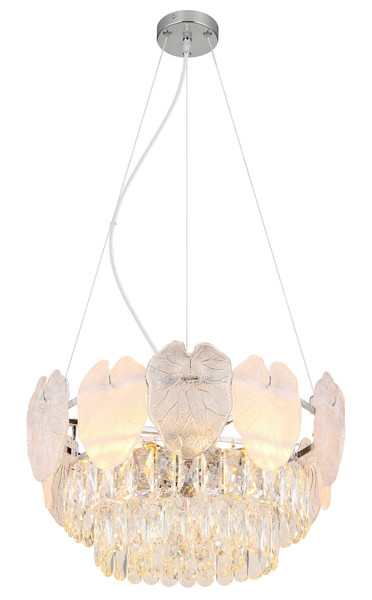 Globo Benjamin E14 Luster 8-fach 6W Verchromt, Metall Ø50cm 15888H