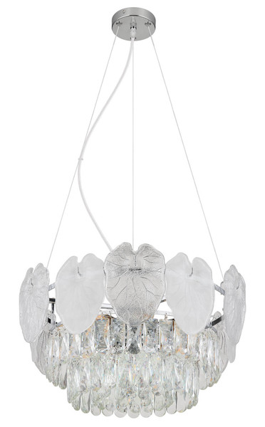 Globo Benjamin E14 Luster 8-fach 6W Verchromt, Metall Ø50cm 15888H