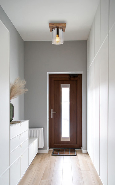 Globo Underwood E27 Deckenleuchte 40W Holzoptik Dunkel, Mdf Ø12cm 15915-1