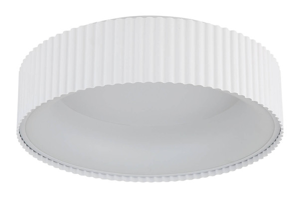 Globo Kemp LED Deckenleuchte 45W CCT Weiß Matt, Metall Memoryfunktion Ø46cm 15924DW