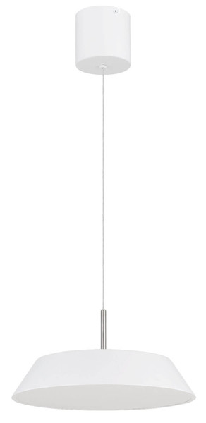 Globo LED Pendelleuchte Silena 24W warmweiss Weiß matt Metall Ø40cm