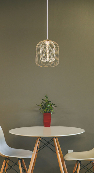 Globo Dichti E27 Hängeleuchte 40W Sandfarben Matt, Metall Ø35cm 15965H1