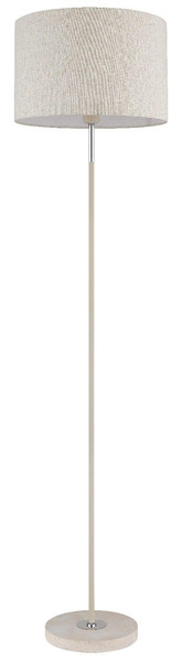 Globo Stehleuchte Deleon E27 Sandfarben matt cremefarben Metall Textil 159cm