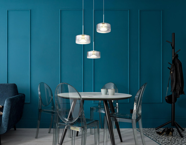 Globo Belinda LED Hängeleuchte 18W Neutralweiß Weiß, Metall Ø15cm 16024-3WR